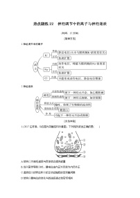 高中生物高考热点微练22　神经调节中的离子与神经递质