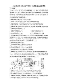 2023届天津市高三下学期第一次模拟考试生物试卷（含解析）
