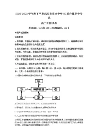 湖北省武汉重点中学5G联合体2022-2023学年高二生物下学期期中试题（Word版附答案）