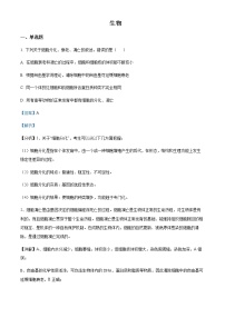 2022-2023学年学年黑龙江省双鸭山市一中高一下学期月考生物试题含解析