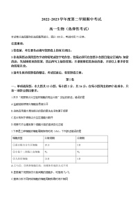 2022-2023学年广东省茂名市电白区高一下学期（选择性）期中考试生物试题含答案