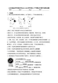 江苏省扬州市高邮市2022-2023学年高二下学期4月期中生物试卷（含答案）