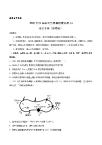 真题重组卷04——2023年高考生物真题汇编重组卷（河北专用）