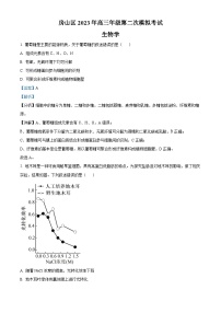 2023届北京市房山区高三二模生物试题（解析版）