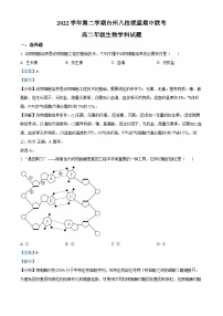 浙江省台州市八校联盟2022-2023学年高二生物下学期期中联考试题（Word版附解析）