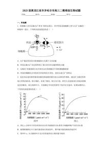 2023届黑龙江省齐齐哈尔市高三二模理综生物试题（含答案解析）