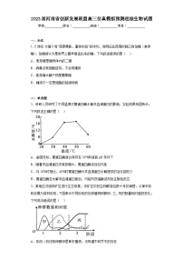 2023届河南省创新发展联盟高三仿真模拟预测理综生物试题（无答案）