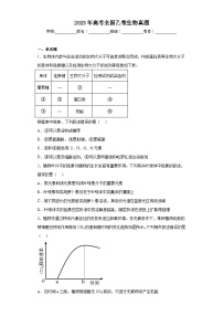 2023年高考全国乙卷生物真题（含解析）