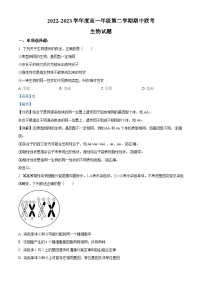 江苏省盐城市三校2022-2023学年高一生物下学期期中联考试题（Word版附解析）