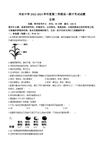 贵州省贵阳市白云兴农中学2022-2023学年高一下学期期中生物试题(无答案)