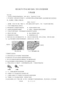 2923届重庆市南开高三上学期第五次质量检测生物试卷+答案