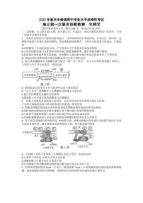 重庆市2023届高三第一次联合诊断检测（康德卷）生物试卷+答案