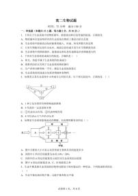 吉林省部分中学2022-2023学年高二下学期6月测试生物试卷（含答案）