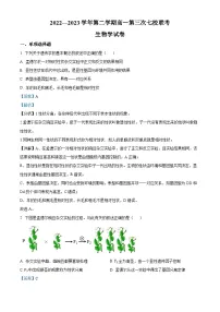 江苏省淮宿七校2022-2023学年高一生物下学期第三次联考试题(Word版附解析)
