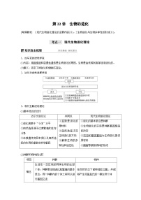 高考生物一轮复习讲练 第7单元 第22讲　生物的进化 (含解析)
