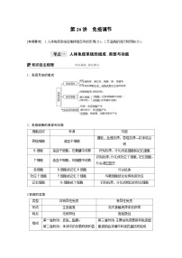 高考生物一轮复习讲练 第8单元 第26讲　免疫调节 (含解析)