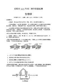 湖南省岳阳市2022-2023学年高二生物下学期期末试题（Word版附答案）