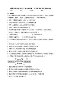 湖南省多校联考2022-2023学年高二下学期期末考试生物试卷（含答案）