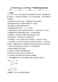 辽宁省丹东市2022-2023学年高二下学期期末考试生物试卷（含答案）
