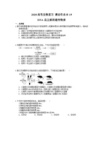 高考生物一轮复习 课后作业本19 DNA是主要的遗传物质(含解析)