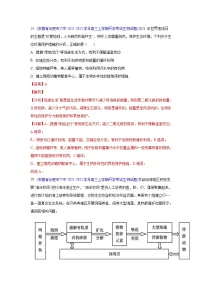 专题17 生态系统及其稳定性-2022届高三生物模拟试卷分类汇编