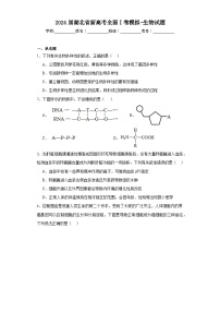 2024届湖北省新高考全国Ⅰ卷模拟-生物试题（含解析）