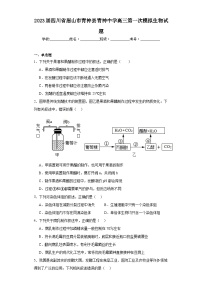 2023届四川省眉山市青神县青神中学高三第一次模拟生物试题（含解析）