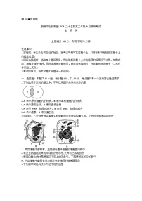 河南省创新联盟TOP二十名校2023-2024学年高二上学期9月调研生物试卷