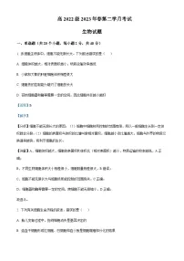 2022-2023学年四川省泸州市泸县第五中学高一下学期第二次月考生物试题含答案