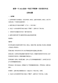 2022-2023学年山东省泰安市新泰市第一中学（老校区）高一下学期第二次段考考试生物试题含答案