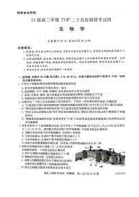 河南省TOP二十名校2023-2024学年高三上学期调研考试四生物试题