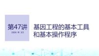 2024届苏教版高中生物一轮复习基因工程的基本工具和基本操作程序课件