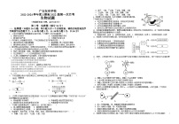 四川省广安市友谊中学实验学校2023-2024学年高二上学期10月月考生物试题