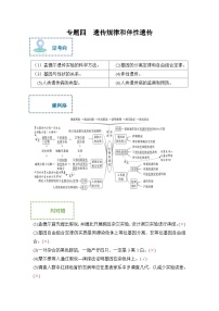 新高考生物二轮复习综合提升训练专题四 遗传规律和伴性遗传（含解析）