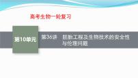 新高考生物一轮复习讲练课件：第36讲　胚胎工程及生物技术的安全性与伦理问题（含解析）