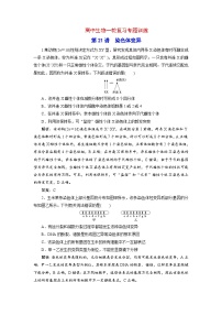 新高考生物一轮复习专题训练：第21讲 染色体变异（含解析）