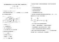 2024天津静海区北师大实验学校高二上学期第一阶段评估试题生物无答案