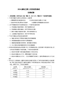 江苏省连云港市部分学校2023-2024学年高三上学期10月联考生物