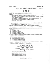 广东省江门市普通高中2023-2024学年高三上学期调研测试生物试卷
