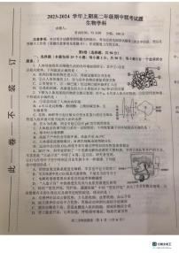 河南省郑州市十校联考2023-2024学年高二上学期期中考试生物试题