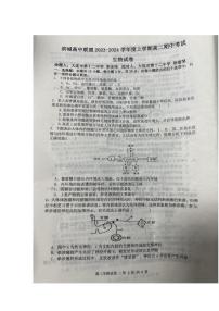 2024大连滨城高中联盟高二上学期11月期中生物试卷PDF版含答案