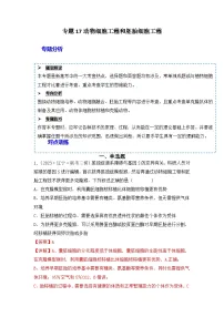 2024年新高考生物一轮复习重难点训练专题17 动物细胞工程和胚胎工程（含解析）