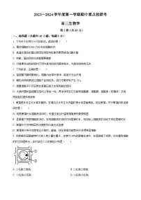 天津市南开区2023-2024学年高三生物上学期阶段性质量检测（一）（Word版附解析）