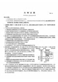 2024重庆市南开中学高三上学期12月第四次质量检测试题生物PDF版含答案