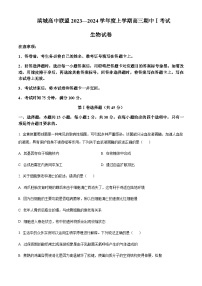 2023-2024学年辽宁省育才中学滨城高中联盟高三上学期期中Ⅰ考试生物含答案