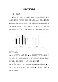 备课素材知识点：植物工厂特征- 高中生物人教版必修1