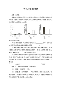 备课素材知识点：气孔与细胞代谢  高中生物人教版必修1