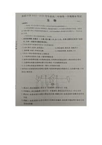 河北省张家口市2023-2024学年高二上学期1月期末生物试题