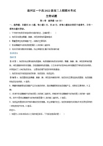 四川省宜宾市叙州区一中2023-2024学年高二1月期末生物试题（Word版附解析）