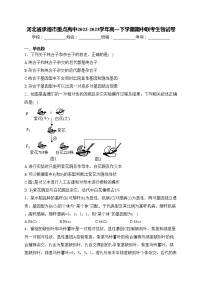 河北省承德市重点高中2022-2023学年高一下学期期中联考生物试卷(含答案)